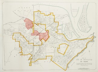Map of City of Newcastle and SuburbsR… Town Plans