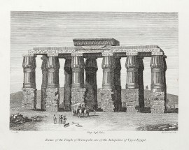 Ruins of the Temple of Hermopolis, one of the Antiquities of Upper Egypt