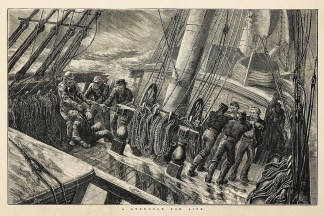 A Struggle For Life. SHIPS & YACHTS