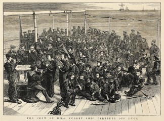 The Crew of H. M. S. Turret Ship Cerberu… SHIPS & YACHTS