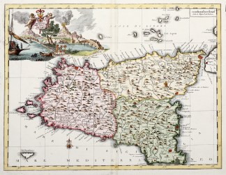 Carta Geografica dell’ Isola di Si… Italy