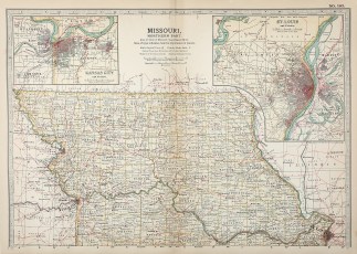 Missouri, Northern Part. MAPS & GLOBES