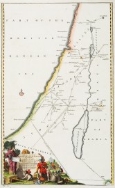 The Distances of Places of Palestine, digested into Roman Miles....