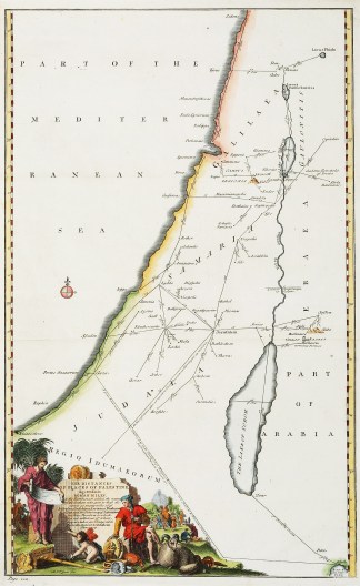 The Distances of Places of Palestine, di… MIDDLE EAST