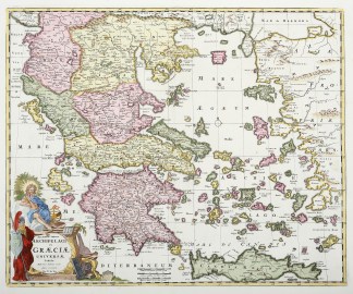 Acurata Totius Archipelagi et Graeciae U… Balkans & Greece