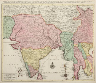 Partie De La Nouvelle Grande Carte Des I… Southeast Asia