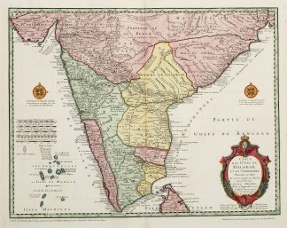 Carte des Cotes de Malabar et de Coroman… MAPS & GLOBES