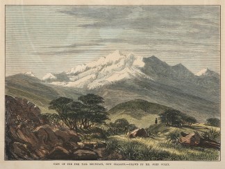 View of the Fish Tail Mountain, New Zeal… NEW ZEALAND