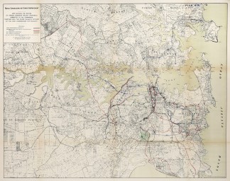 Map Showing the Routes of Various Suburb… New South Wales