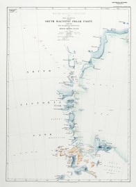 British Antarctic Expedition 1907 / Route and Surveys of the South Magnetic Polar Party 1908-09. From Triangulation and Traverses by Douglas Mawson B.Sc., B.E.