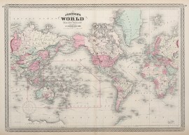 Johnson’s World on Mercators Projection publ… WORLD