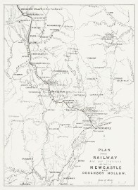 Plan shewing railway and all stations between Newc… Australia