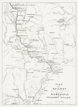 Plan shewing railway and all stations be… Australia (General)