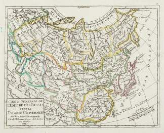 Carte Generale De L’Empire Des Rus… China