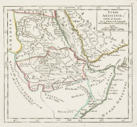 Nubie Abissinie et Cote D’Ajan. AFRICA Nubie Abissinie et Cote D'Ajan.