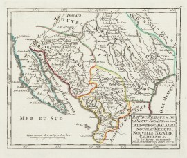 Par Tie Du Mexique ou De La Nouv Le Espagne ou se trouve L'Aud ce De Guadalajara Nouveau Mexique, Nouvelle Navarre, Californie & c