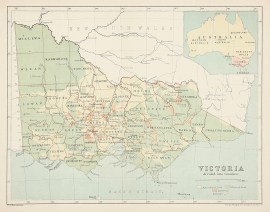 Victoria Divided into Counties.