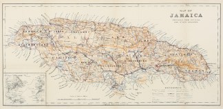 Map of Jamaica Prepared from Official an… Caribbean & Central America