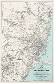 Robinson’s Week-End Motor Map of Sydney and … Town Plans