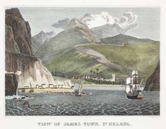 View of Jamestown, St. Helena. AFRICA
