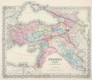 Turkey in Asia and the Caucasian Provinc… MIDDLE EAST