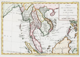Carte de la Presqu’Isle de L’… East Asia