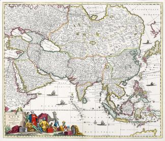 Accuratissima totius Asiae Tabulae Recen… MAPS & GLOBES