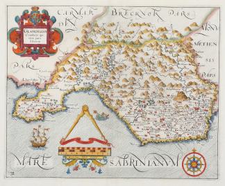 Glamorgan Comitatus qui olim pars Siluru… BRITISH ISLES