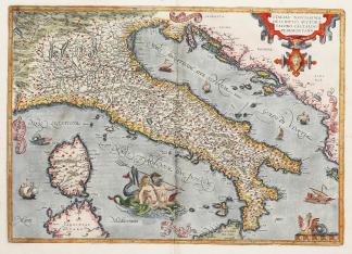 Italiae Novissima Descriptio Auctore Iac… Italy