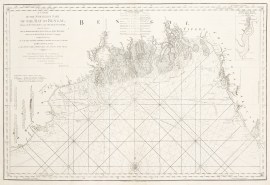 A chart of the northern part of the Bay of Bengal between Point Palmiras and the Aracan Shore: from the surveys made by Bartholomew Plaisted and John Ritchie, surveyors to the Honble. the East India Company, compared with those of Captain George Farmer, Captain Augustus Savage, and Benjamin Lacam: as also with the nautical observations of Captain John Hicks: to the Right Honorable the Commissioners for the controul of the British Affairs in the East Indies this chart is most respectfully dedicated by their most obedient and most humble servant Benjamin Lacam sic
