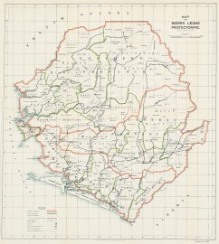 Map of Sierra Leone Protectorate. Acquisitions Maps