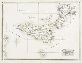 Italiae Meridionalis pars et Sicilia Italy