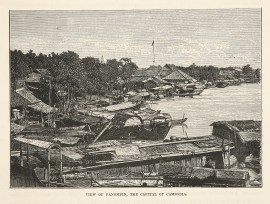 View of Panompin, the Capital of Cambodia. Vietnam, Laos, Cambodia