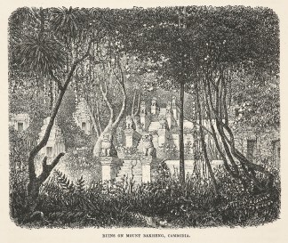 Ruins on Mount Bakheng, Cambodia. TOPOGRAPHICAL VIEWS