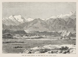 View of Yangi Hissar, at the Foot of the Pamir Chanin. ASIA View of Yangi Hissar, at the Foot of the Pamir Chanin.
