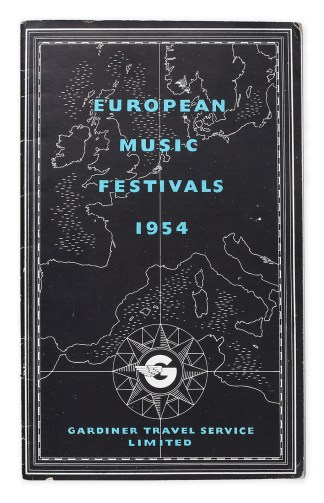 European Music Festivals 1954 PRINTS & PHOTOGRAPHS
