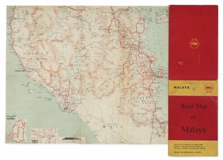 Road Map of Malaya MAPS & GLOBES