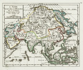 L'Asie Divisee selon ses differeus Etats