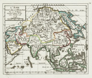 L’Asie Divisee selon ses differeus… Acquisitions Maps