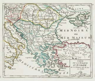 Carte de la Turquie d’Europe Acquisitions Maps