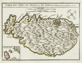 Carte de Isles de Malte et de Goze.