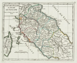 Etat de l’Eglise et Duche de Tosca… Acquisitions Maps