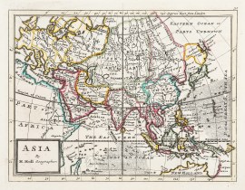 Asia by H. Moll Geographer. Acquisitions Maps