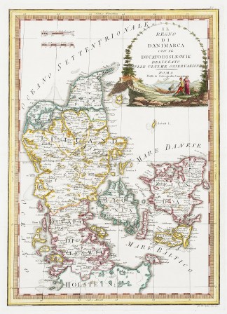 Il Regno di Danimarca con il Ducato Disl… Scandinavia