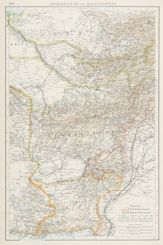 Afghanistan and Baluchistan MAPS & GLOBES