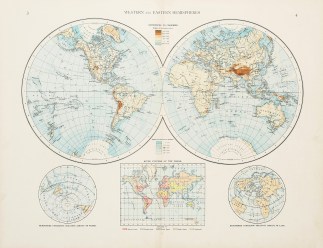 Western and Eastern Hemispheres WORLD