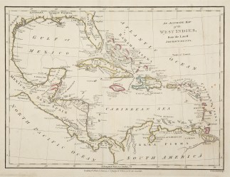 An Accurate Map of the West Indies, from… Caribbean & Central America