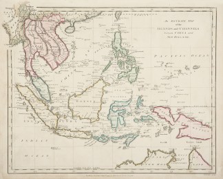 An Accurate Map of the Islands and Chann… Southeast Asia