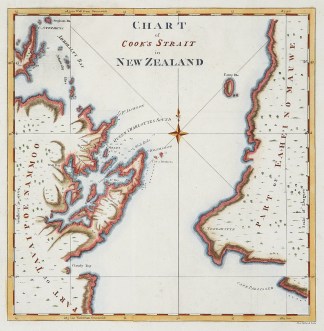 Chart of Cook’s Strait in New Zeal… Captain Cook