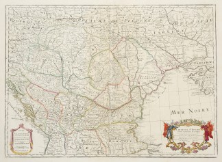 Carte de La Hongrie et Partie Septentrio… Central Europe